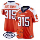 Frost Orange  #315 Syracuse Orange 2026 Vapor Limited Orange Alternate - All stitched