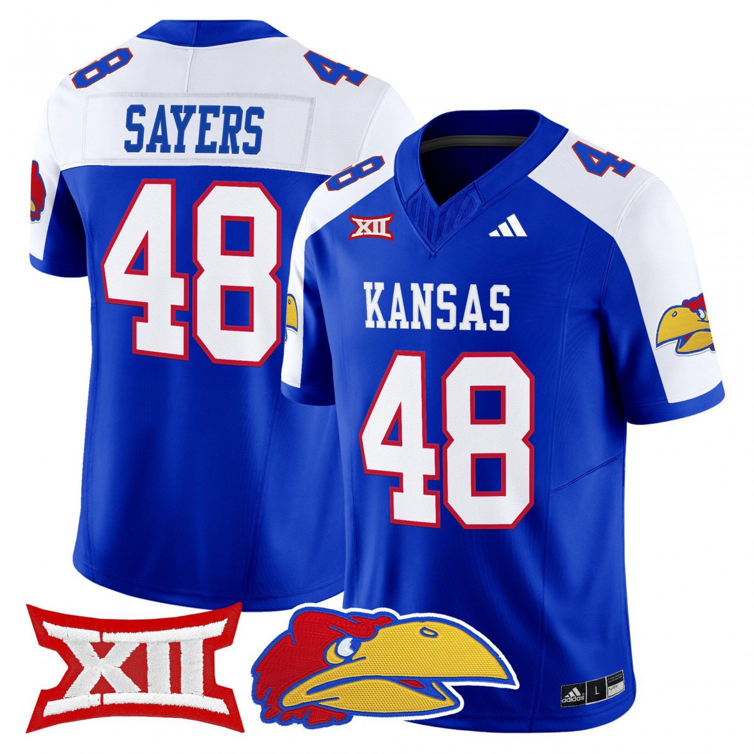 Gale Sayers  #48 Kansas Jayhawks 2026 Vapor Limited Stitched Royal Alternate