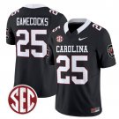 Gamecocks  #25 South Carolina Gamecocks 1980 Throwback Rebrand 2026 Stitched Black