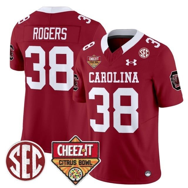 George Rogers  #38 South Carolina Gamecocks 1980 Throwback Cheez-It Citrus Bowl Garnet