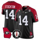 Gunner Stockton  #14 Georgia Bulldogs 2026 Color Sleeves Vapor Limited Stitched Black Special