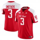 Hollywood Smothers  #3 NC State Wolfpack Football City of Oak Red Alternate - All Stitched