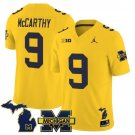 J.J. McCarthy  #9 Michigan Wolverines 2026 Vapor Limited Maize - All Stitched