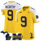 J.J. McCarthy  #9 Michigan Wolverines 2026 Vapor Limited Maize Alternate - All Stitched