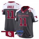 Jackson Arnold  #11 Oklahoma Sooners 2026 Armed Forces Bowl Patch Vapor Stitched Special