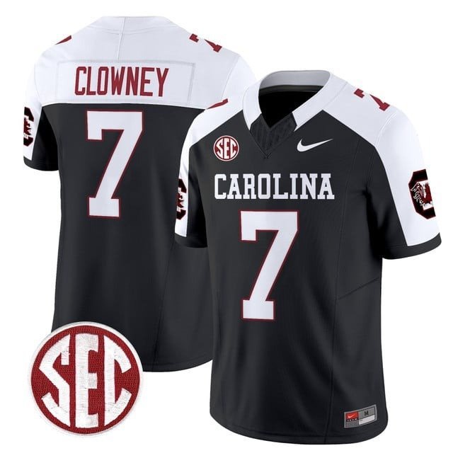 Jadeveon Clowney  #7 South Carolina Gamecocks 1980 Throwback Rebrand 2026 Black Alternate
