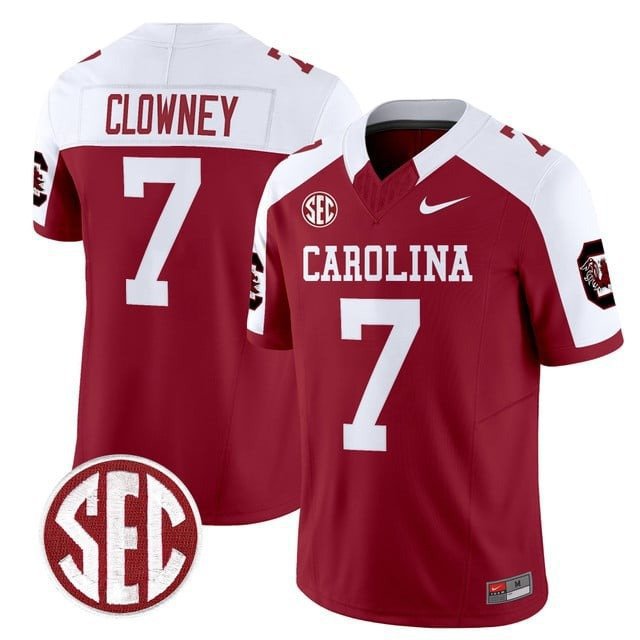 Jadeveon Clowney  #7 South Carolina Gamecocks 1980 Throwback Rebrand 2026 Garnet Alternate