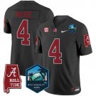 Jalen Milroe  #4 Alabama Crimson Tide 2026 ReliaQuest Bowl Patch Stitched Black