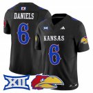 Jalon Daniels  #6 Kansas Jayhawks 2026 Vapor Limited Stitched Black