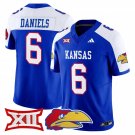 Jalon Daniels  #6 Kansas Jayhawks 2026 Vapor Limited Stitched Royal Alternate