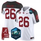 Jam Miller  #26 Alabama Crimson Tide 2026 ReliaQuest Bowl Patch Stitched Inverted