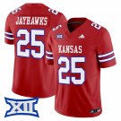 Jayhawks  #25 Kansas Jayhawks 2026 Vapor Limited Stitched Red