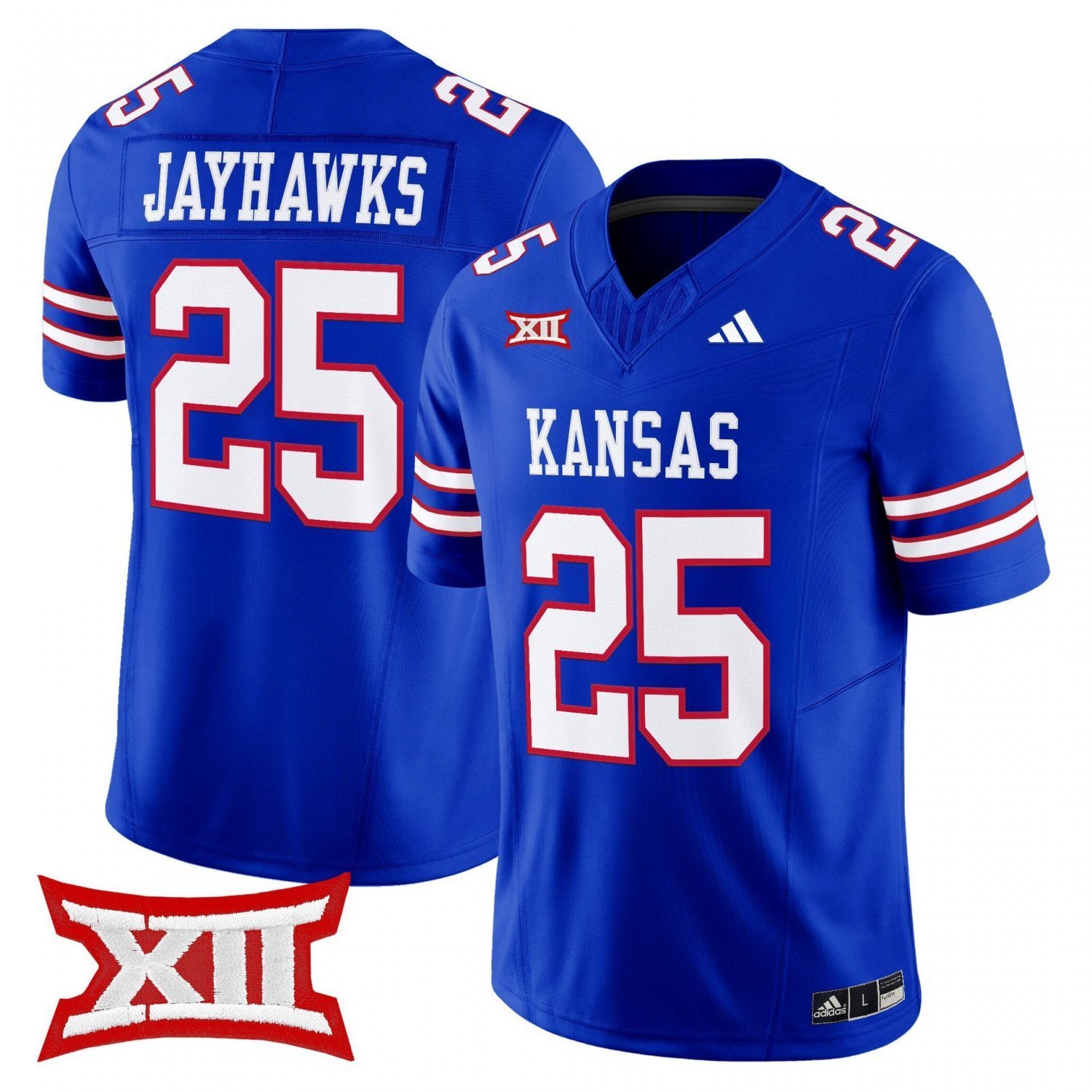 Jayhawks  #25 Kansas Jayhawks 2026 Vapor Limited Stitched Royal