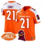 Jeremiah Coney  #21 Virginia Tech Hokies 2026 Vapor Limited Orange Alternate - All Stitched