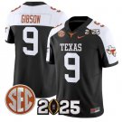 Jerrick Gibson  #9 Texas Longhorns 2026 CFP Final Patch Black Alternate