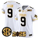 Jerrick Gibson  #9 Texas Longhorns 2026 CFP Final Patch White Gold