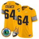 Jerry Kramer  #64 Idaho Vandals 1975 Throwback Limited Stitched Gold