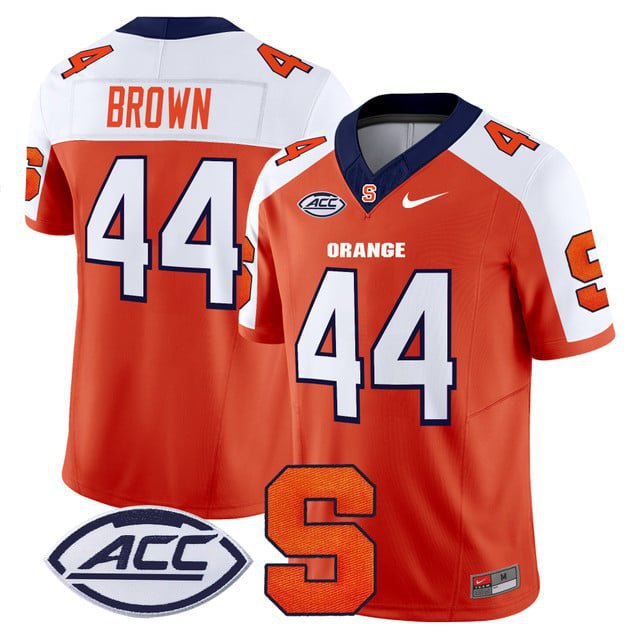 Jim Brown  #44 Syracuse Orange 2026 Vapor Limited Orange Alternate - All stitched