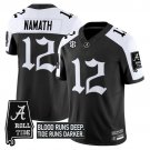 Joe Namath  #12 Alabama Crimson Tide Gothic Bama Blood Edition Vapor Stitched Alternate