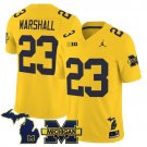 Jordan Marshall  #23 Michigan Wolverines 2026 Vapor Limited Maize - All Stitched