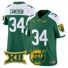 Josh Cameron  #34 Baylor Bears 2026 Vapor Limited All Stitched Green Alternate
