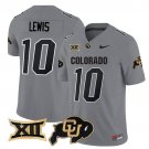 Julian Lewis  #10 Colorado Buffaloes 2026 Vapor Football Limited Gray - All Stitched