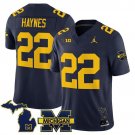 Justice Haynes  #22 Michigan Wolverines 2026 Vapor Limited Navy - All Stitched