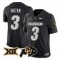Kaidon Salter  #3 Colorado Buffaloes 2026 Vapor Football Limited Black - All Stitched