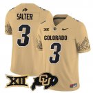 Kaidon Salter  #3 Colorado Buffaloes 2026 Vapor Football Limited Gold V2 - All Stitched