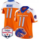 Kellen Moore  #11 Boise State Broncos 2026 The Fiesta Bowl Patch Stitched Orange Alternate