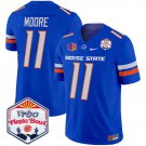 Kellen Moore  #11 Boise State Broncos 2026 The Fiesta Bowl Patch Stitched Royal