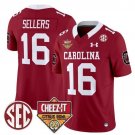 Lanorris Sellers  #16 South Carolina Gamecocks 1980 Throwback Cheez-It Citrus Bowl Garnet