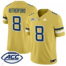 Malik Rutherford  #8 Georgia Tech Yellow Jackets Vapor Limited Football Gold