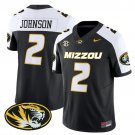 Marquis Johnson  #2`Missouri Tigers 2026 Vapor Limited Black Alternate - All Stitched