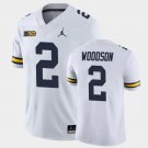 Michigan Wolverines #2 Charles Woodson White College Football