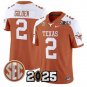 Matthew Golden  #2 Texas Longhorns 2026 CFP Final Patch Orange Alternate