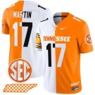 Tee Martin  #17 Tennessee Volunteers Split Vapor Football Stitched