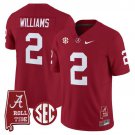 Ryan Williams  #2 Alabama Crimson Tide Throwback Vapor Alabama Map Stitched Crimson