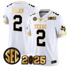 Matthew Golden  #2 Texas Longhorns 2026 CFP Final Patch White Gold