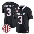 Mazeo Bennett Jr.  #3 South Carolina Gamecocks 1980 Throwback Rebrand 2026 Stitched Black