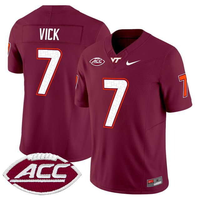 Michael Vick  #7 Virginia Tech Hokies 2026 Vapor Limited Maroon - All Stitched
