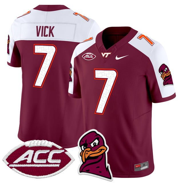 Michael Vick  #7 Virginia Tech Hokies 2026 Vapor Limited Maroon Alternate  - All Stitched