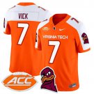 Michael Vick  #7 Virginia Tech Hokies 2026 Vapor Limited Orange Alternate  - All Stitched