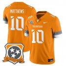 Mike Matthews  #10 Tennessee Volunteers 2026 Spirit Vapor Football Stitched Orange