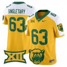 Mike Singletary  #63 Baylor Bears 2026 Vapor Limited All Stitched Gold Alternate