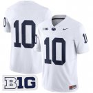 Nicholas Singleton  #10 No Name Penn State Nittany Lions 2026 White