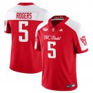 Noah Rogers  #5 NC State Wolfpack Football City of Oak Red Alternate - All Stitched