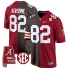 Ozzie Newsome  #82 Alabama Crimson Tide Split Football Game Stitched