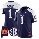 Payton Thorne  #1 Auburn Tigers Alabama Patch Vapor Stitched Navy Alternate