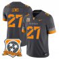 Peyton Lewis  #27 Tennessee Volunteers 2026 Spirit Vapor Football Stitched Smokey Gray